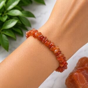Carnelian Chip Bracelet
